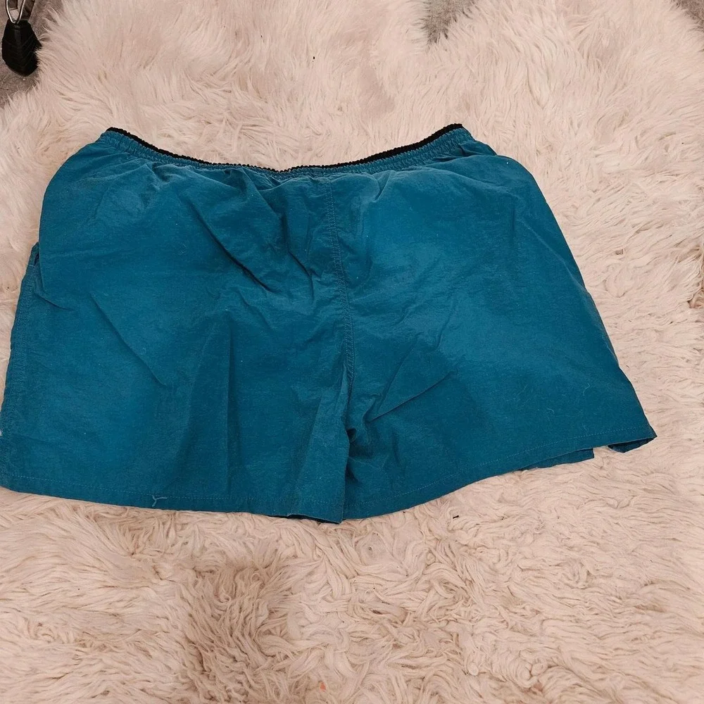 VTG 90s Pro Spirit Men Sz XL Nylon Swim Shorts Trunks Beach Mesh Lined Teal
